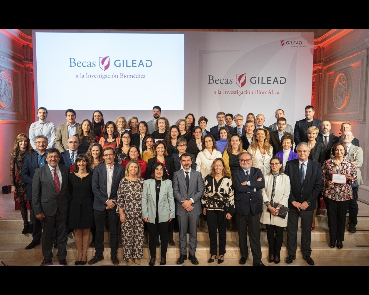 VII ceremonia de entrega de Becas Gilead a la Investigación biomédica